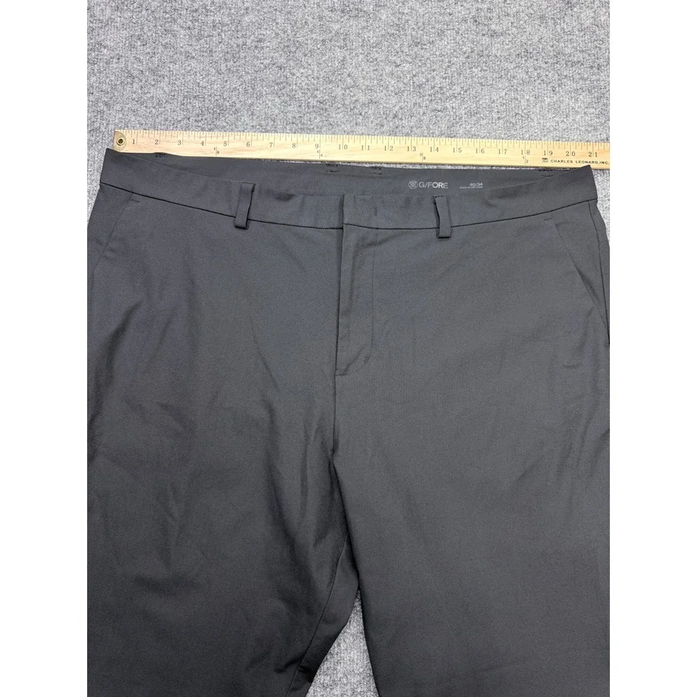 G/FORE Mens Black Performance Golf Pants Tapered Fit 40/34 Stretch - Picture 6 of 9